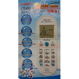 کنترل کولر اسپلیت همه کاره 6000 کد