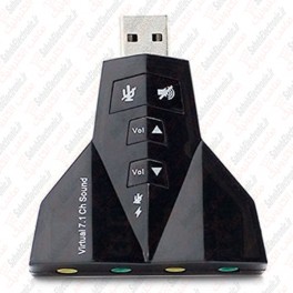کارت صدای ولو دار موشکی USB