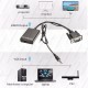 تبدیل VGA به HDMI با ورودی صدا AUX