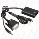 تبدیل VGA به HDMI با ورودی صدا AUX