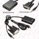 تبدیل VGA به HDMI با ورودی صدا AUX